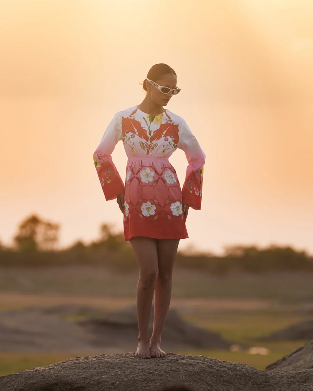 Dreamy Horses mini Dress